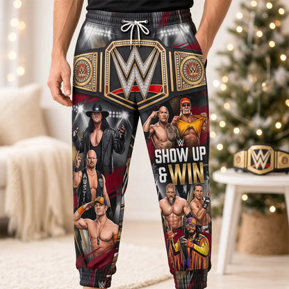 Champion Spirit Wrestling Sweatpants - Personalized Gift For Wrestling Lovers