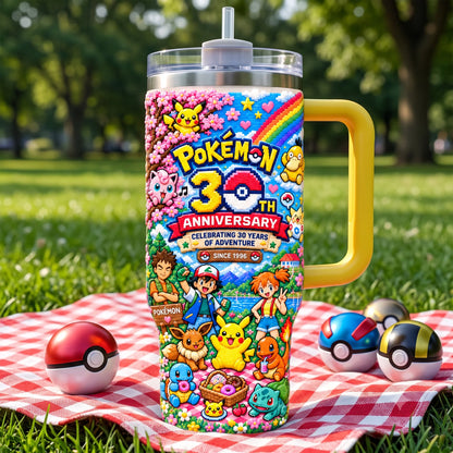 30th Anniversary Adventure Tumbler - Personalized Gifts For Game Lovers