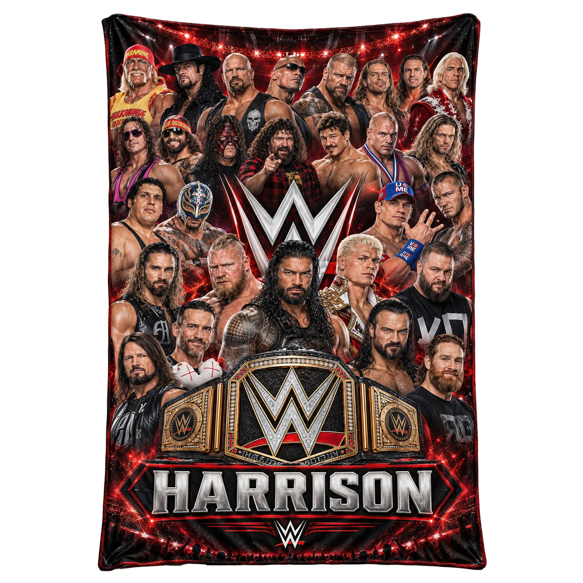 Legends Blanket - Personalized Gifts For Wrestling Lovers