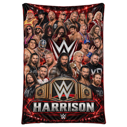 Legends Blanket - Personalized Gifts For Wrestling Lovers
