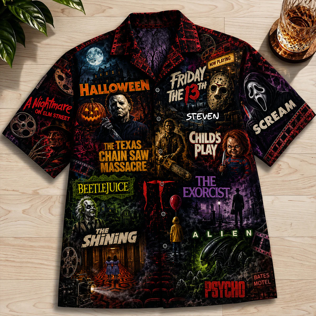 Horror Hawaiian Shirt - Personalized Gifts For Horror Lovers