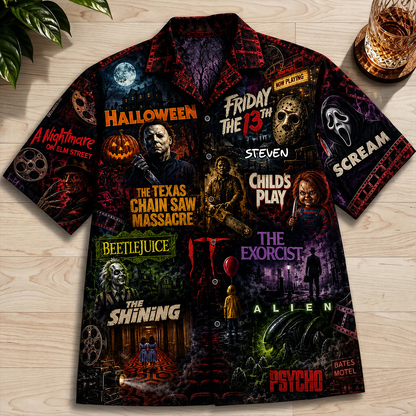 Horror Hawaiian Shirt - Personalized Gifts For Horror Lovers