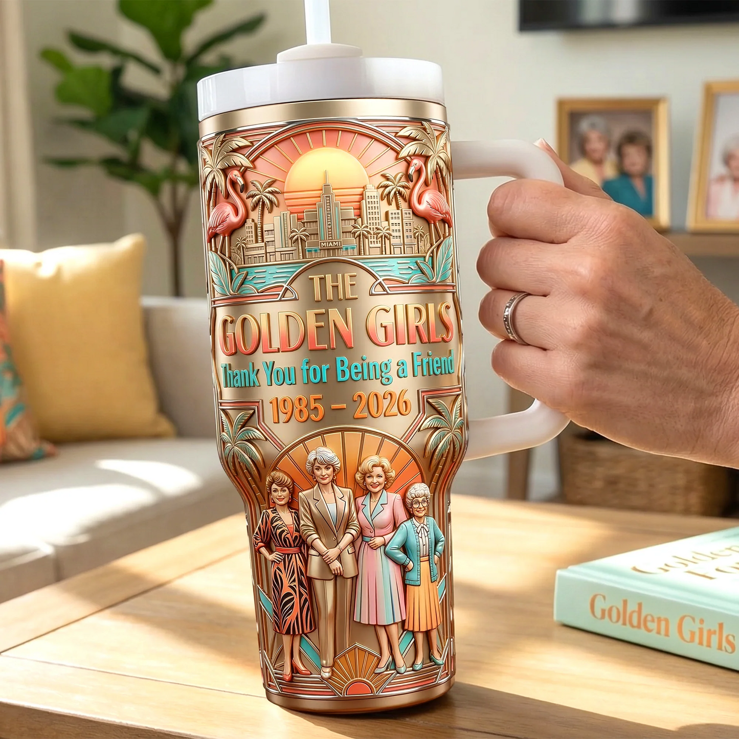 Vintage Friendship Anniversary Tumbler - Personalized Gifts For Besties