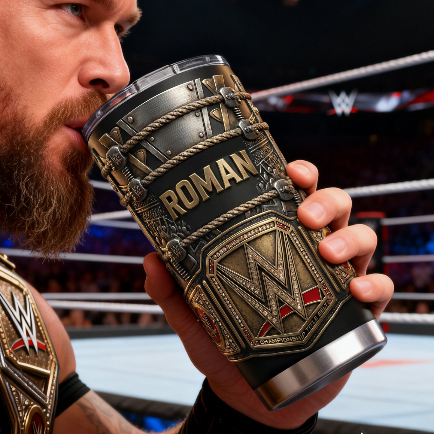 Wrestling Champion Tumbler - Personalized Gift