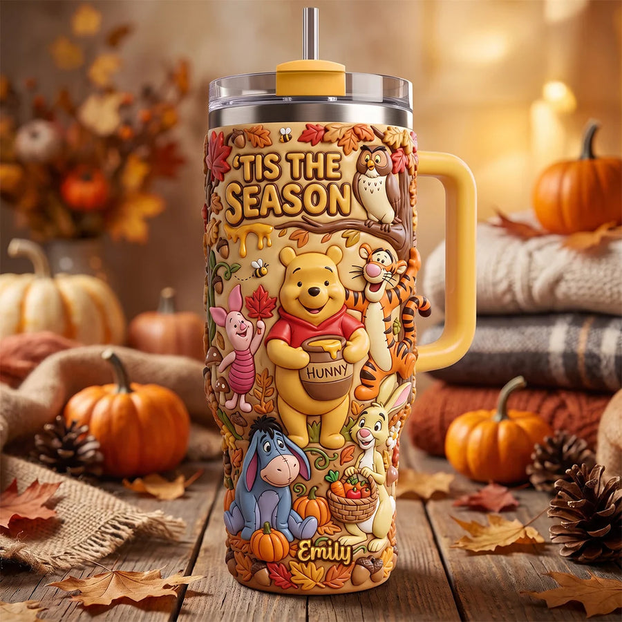 Cute Bear Tis The Season Gift For Movie Fans - Personalized Tumbler