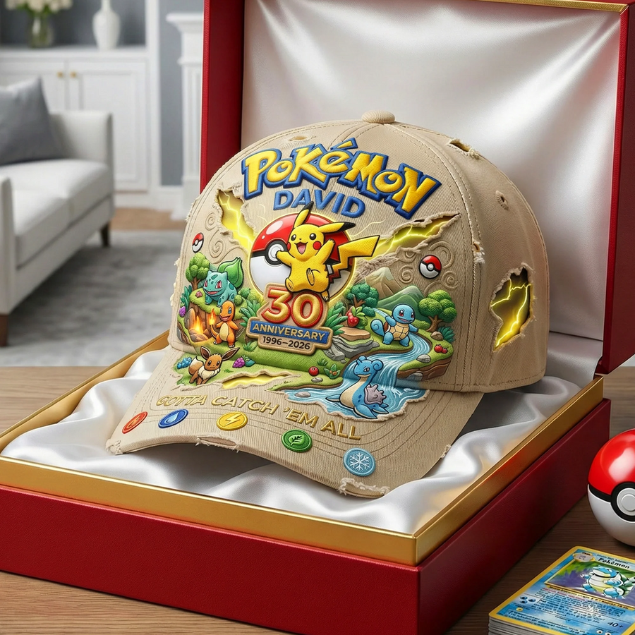 30th Anniversary Monster Trainer Classic Cap - Personalized Anniversary Gift