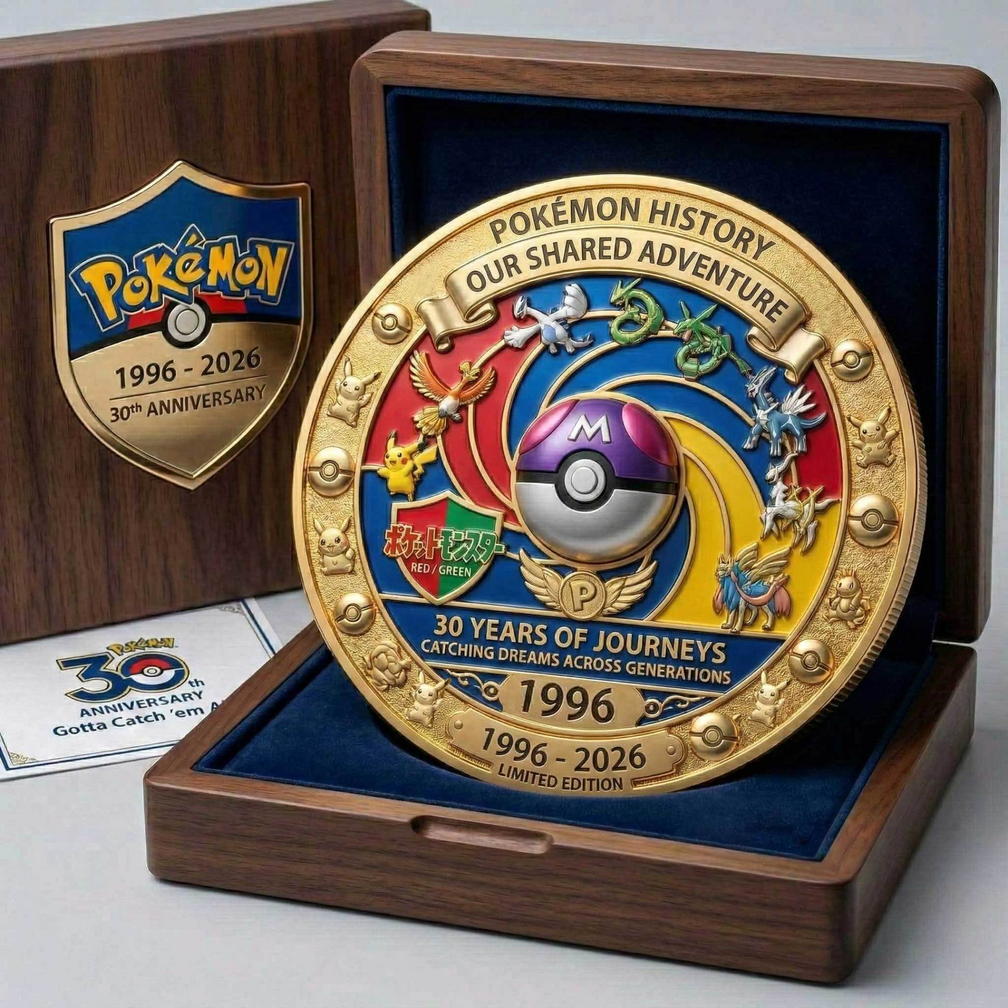 Monster Catching Adventure 30th Anniversary Commemorative Coin – Collector Edition Coin