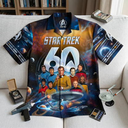 Celebrating 60 Years Hawaiian Shirt - Personalized Gifts For Movie Lovers