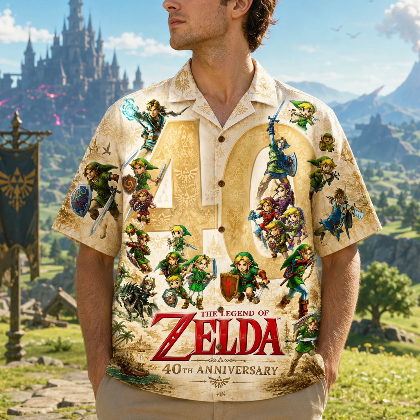 Legendary Adventure 40th Anniversary Hawaiian Shirt - Personalized Gifts