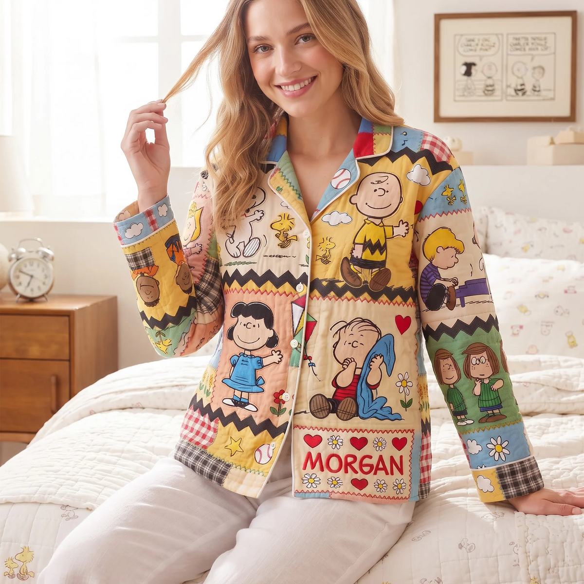 Lovely Characters Pajama Set - Personalized Gifts
