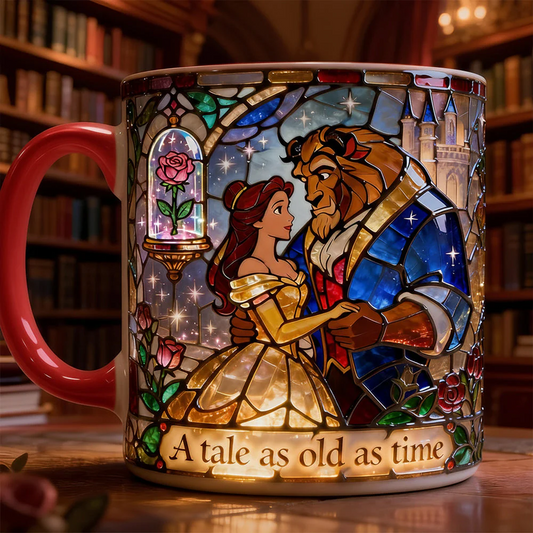 Romantic Fairy Tales Accent Mug - Personalized Gifts For Couple