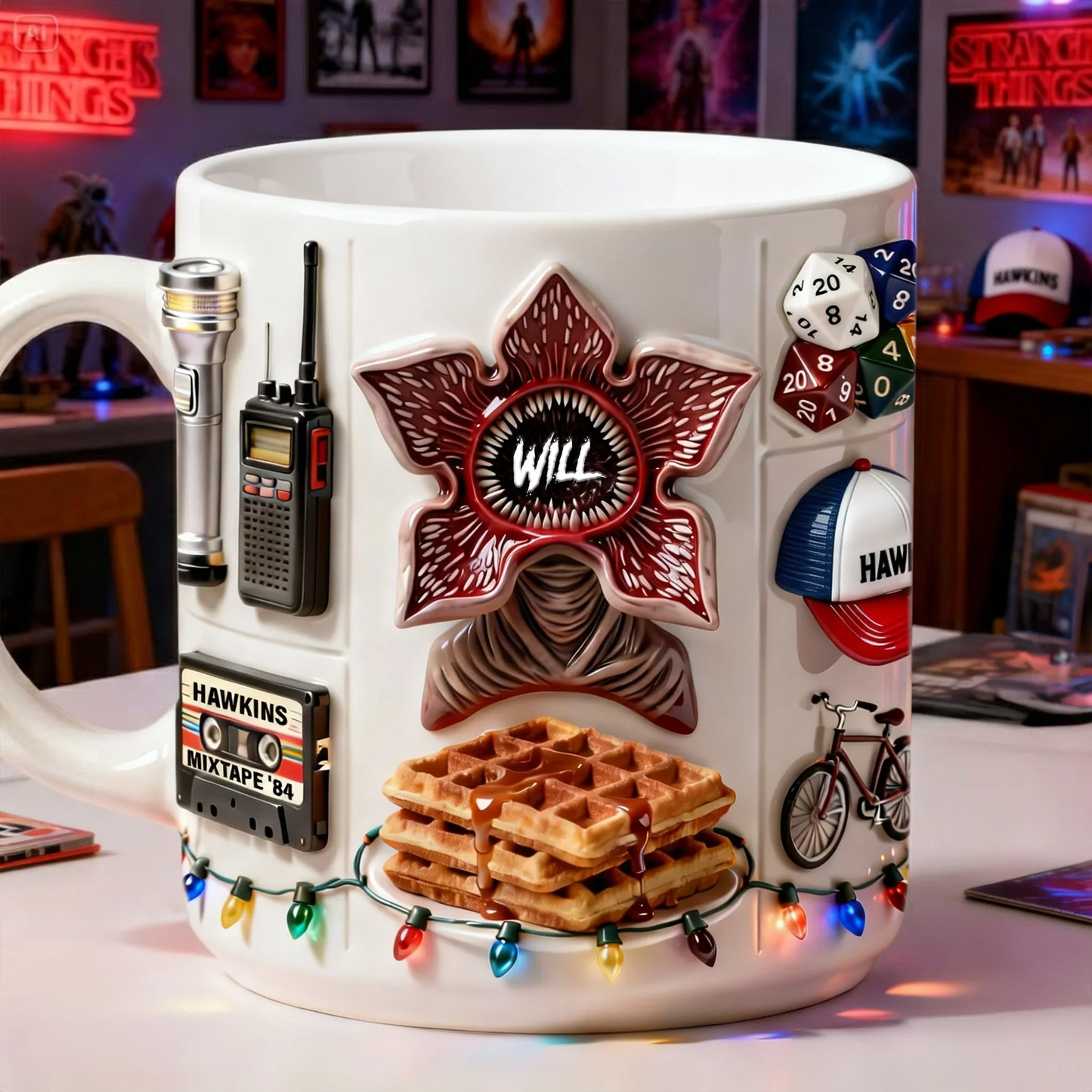 Retro Horror Adventure Coffee Mug - Personalized Gift For Fantasy Lovers