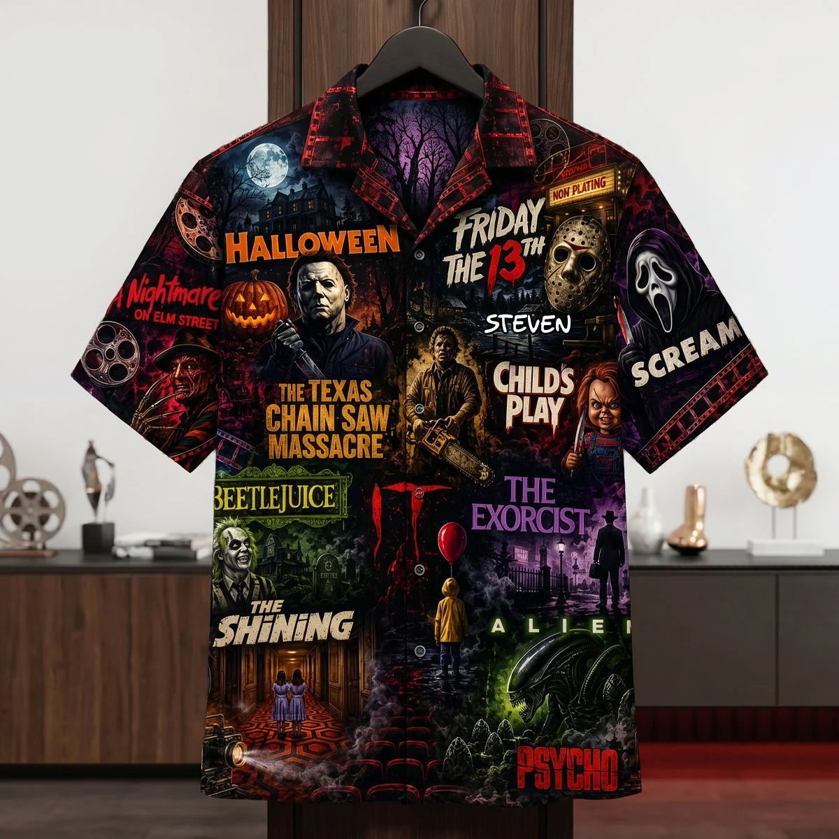Horror Hawaiian Shirt - Personalized Gifts For Horror Lovers