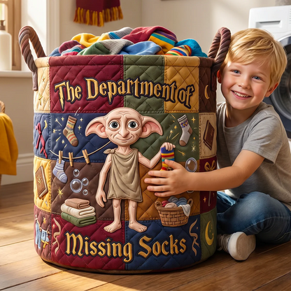 The Lost Socks Laundry Basket - Personalized Gift For Fantasy Lovers
