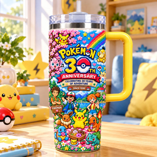 30th Anniversary Adventure Tumbler - Personalized Gifts For Game Lovers