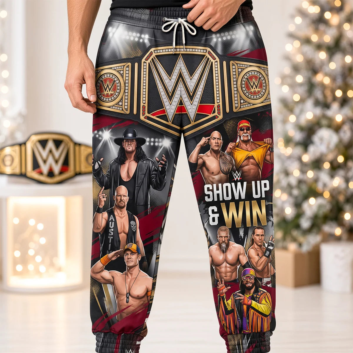 Champion Spirit Wrestling Sweatpants - Personalized Gift For Wrestling Lovers