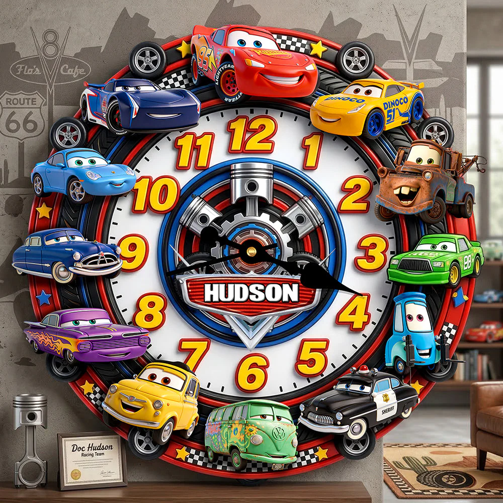 Speed Legends Wall Clock Personalized Gifts For Speed Lovers