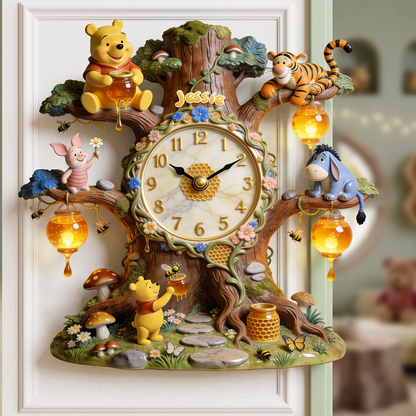 Lovely Friends Hanging Wall Clock - Personalized Gifts For Lover