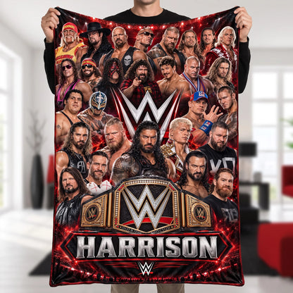 Legends Blanket - Personalized Gifts For Wrestling Lovers