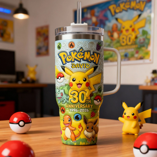 Celebrate 30th Pocket Creature - Personalized Insulated Tumbler
