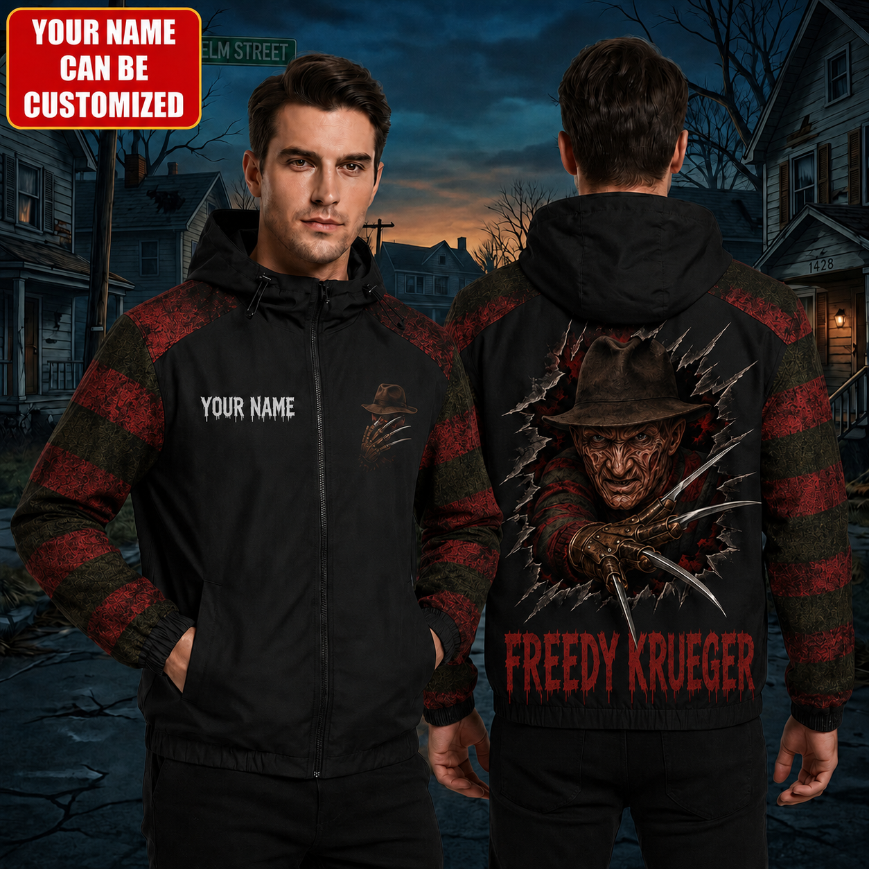 Horror Halloween Windproof Rush Jacket