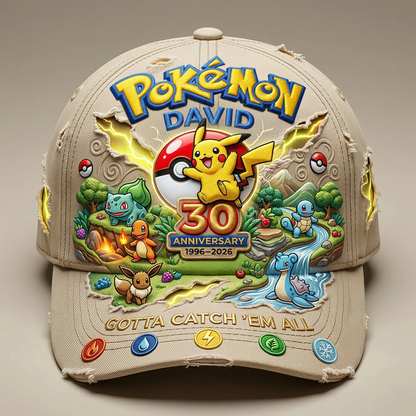 30th Anniversary Monster Trainer Classic Cap - Personalized Anniversary Gift