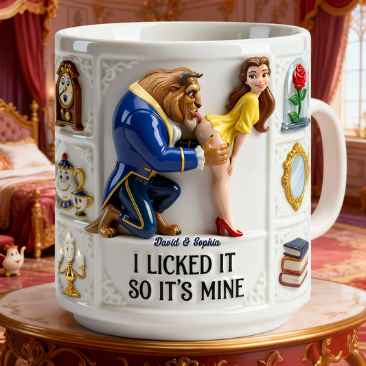 Playful Couple Coffee Mug - Personalized Gift For Couple