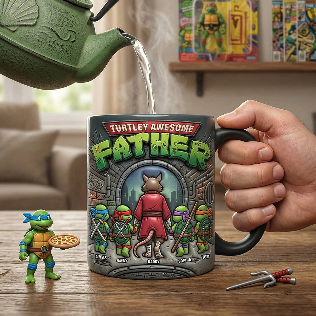 Just Turtley Awesome Coffee Mug - Personalized Gifts For Father's Day