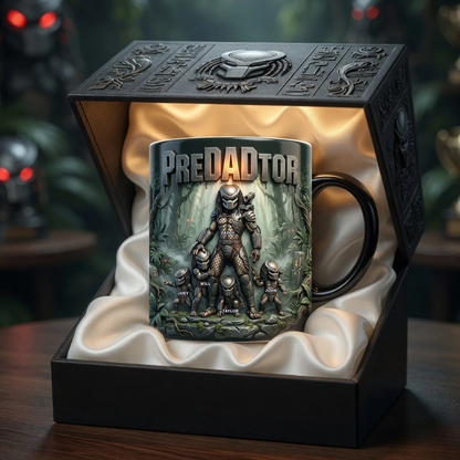 Strongest Warrior Dad And Kids Magic Mug - Personalized Gifts For Dads