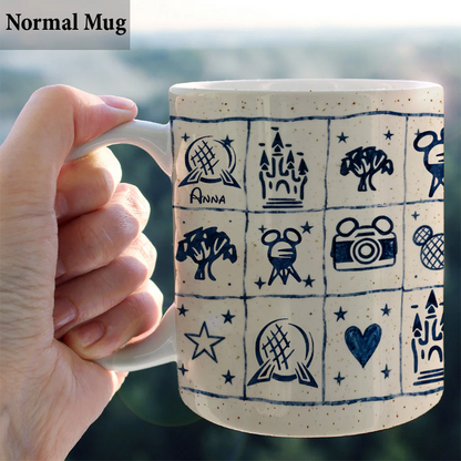 Best Day Ever - Personalized Mouse Accent Mug
