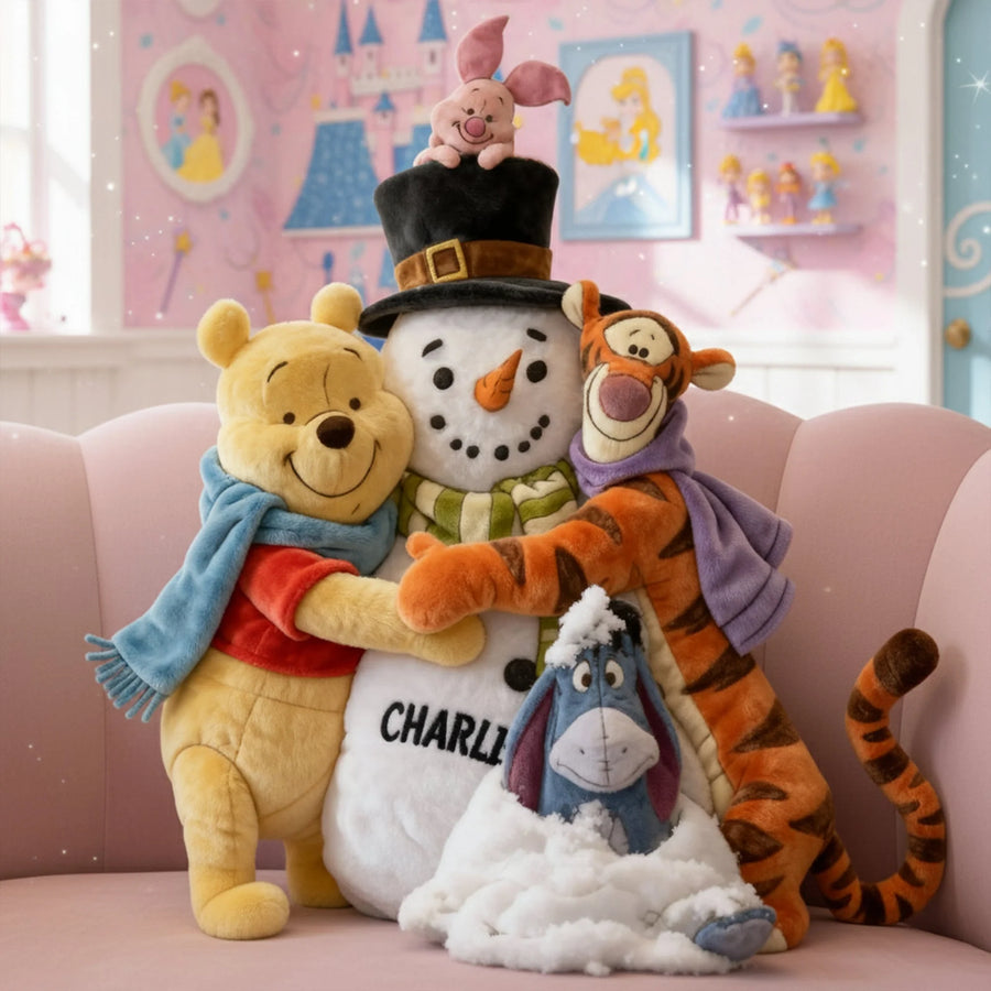Beloved Snowman Shaped Pillow - Personalized Gifts For Kids & Cuteness Lovers