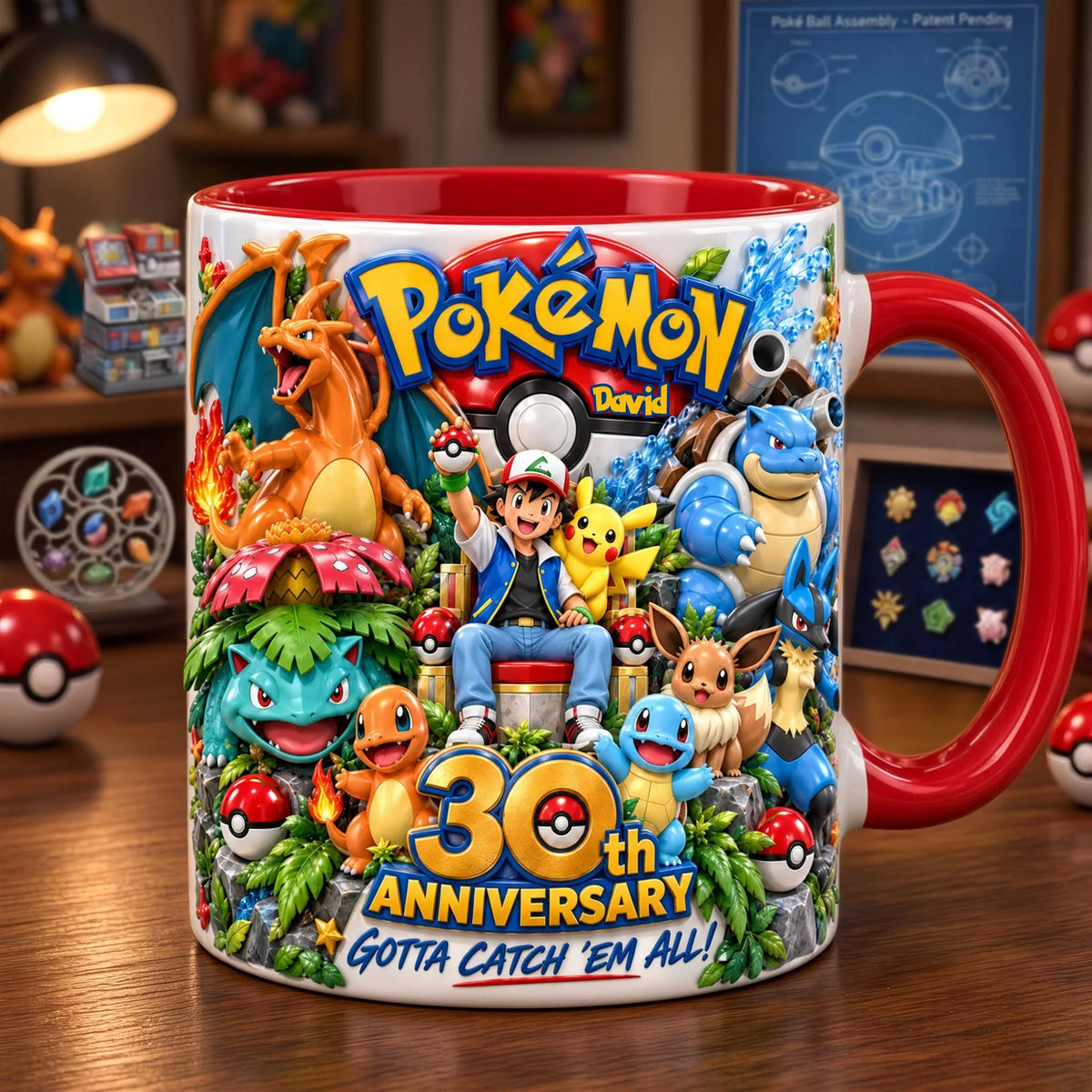 30 Years of Adventure Coffee Accent Mug - Personalized Gifts