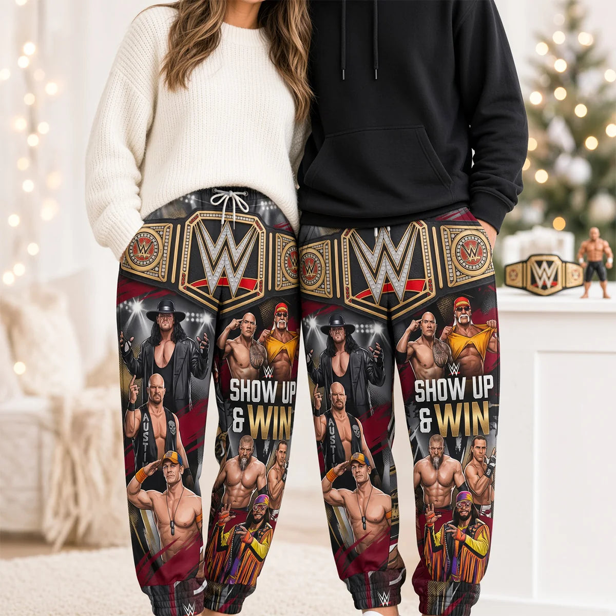 Champion Spirit Wrestling Sweatpants - Personalized Gift For Wrestling Lovers