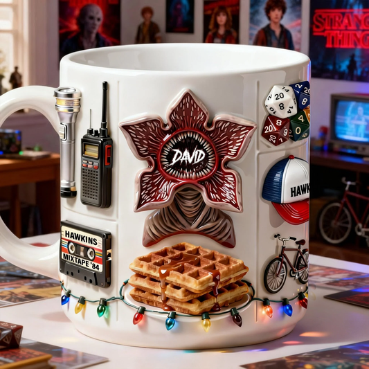 Retro Horror Adventure Coffee Mug - Personalized Gift For Fantasy Lovers