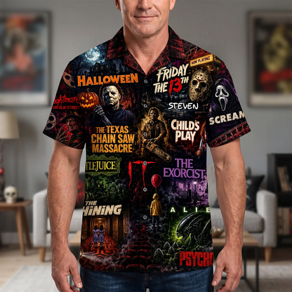 Horror Hawaiian Shirt - Personalized Gifts For Horror Lovers