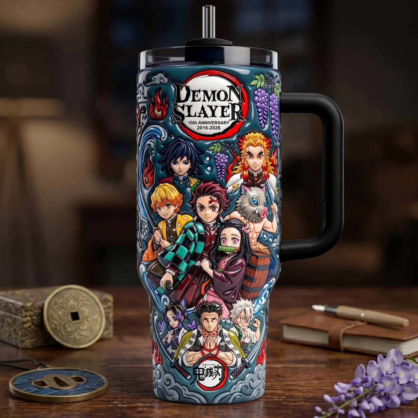 Fantasy Slayer - Personalized Darkness Hunter Insulated Tumbler