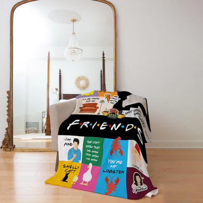 Iconic Film Series Central Perk - Personalized Christmas Film Blanket