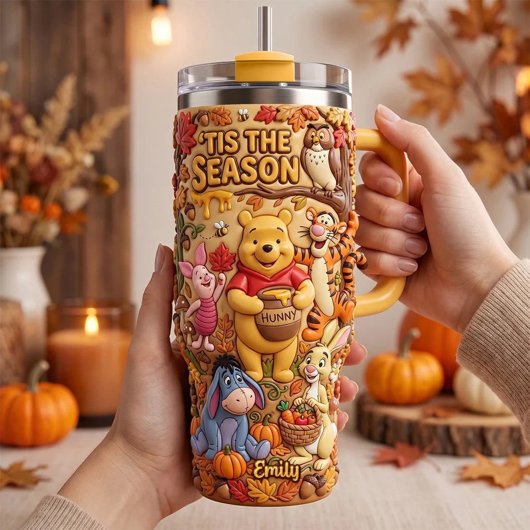 Cute Bear Tis The Season Gift For Movie Fans - Personalized Tumbler