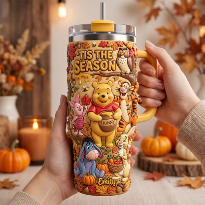 Cute Bear Tis The Season Gift For Movie Fans - Personalized Tumbler