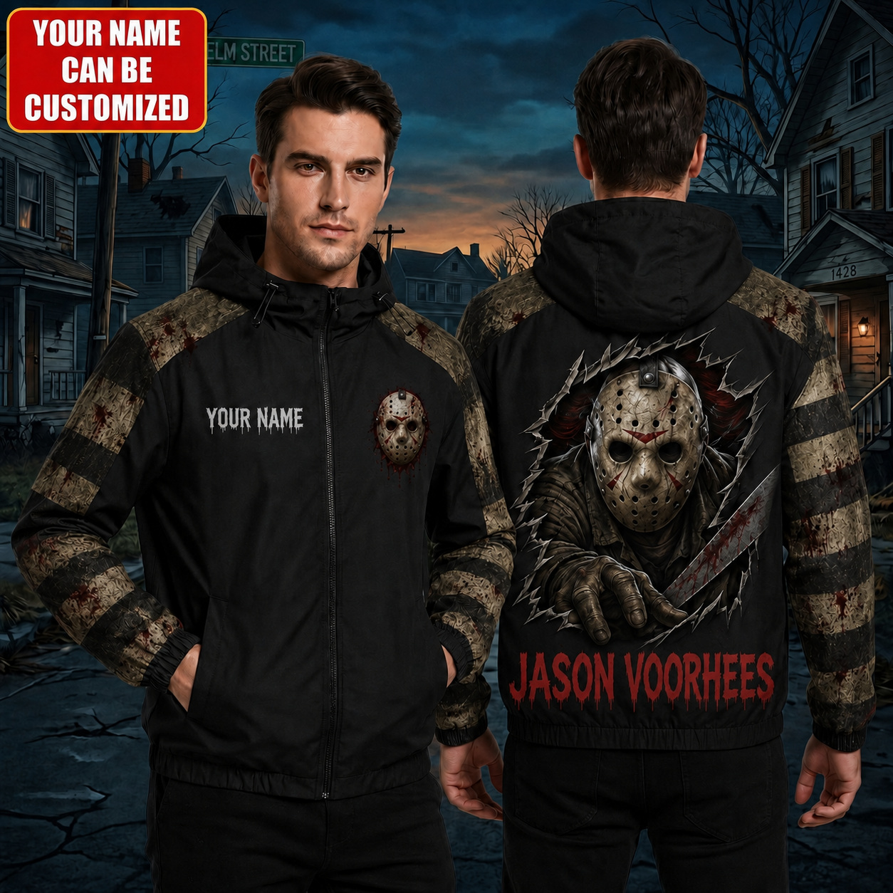 Horror Halloween Windproof Rush Jacket