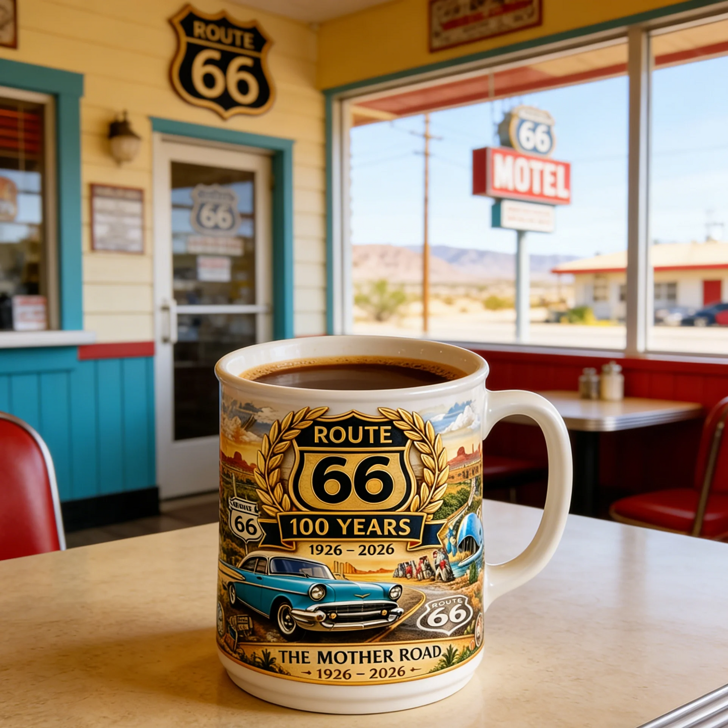 U.S. Route 66 Centennial Commemorative Mug（Limited Edition)