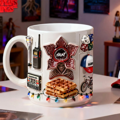 Retro Horror Adventure Coffee Mug - Personalized Gift For Fantasy Lovers