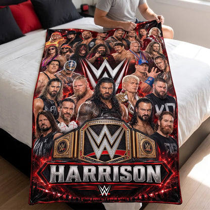 Legends Blanket - Personalized Gifts For Wrestling Lovers
