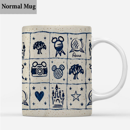 Best Day Ever - Personalized Mouse Accent Mug