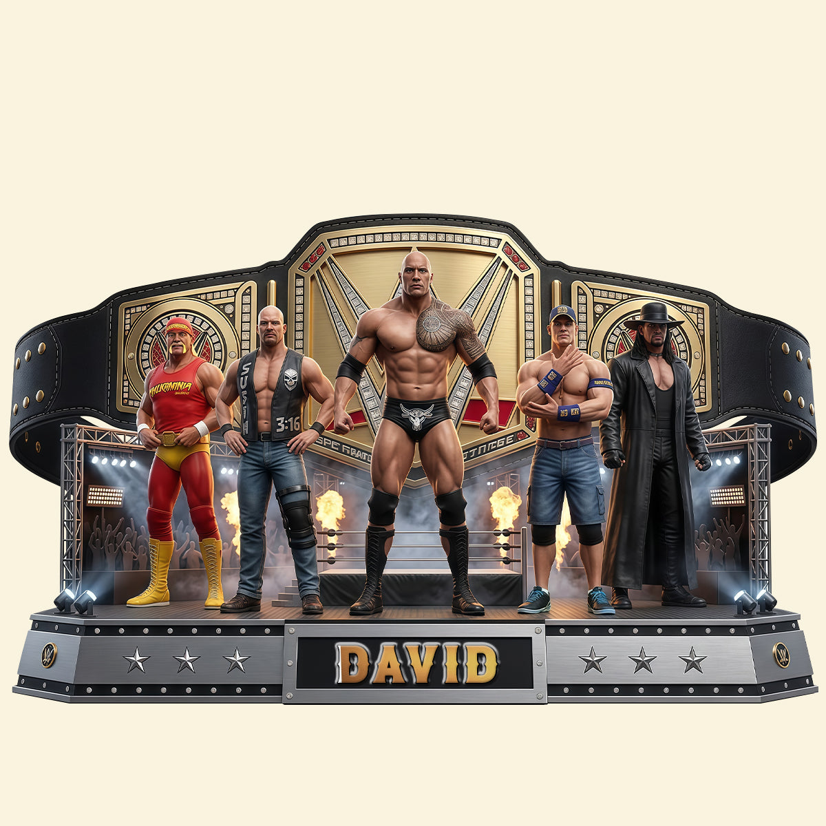 Legendary Arena Fighters Acrylic Plaque - Personalized Gifts