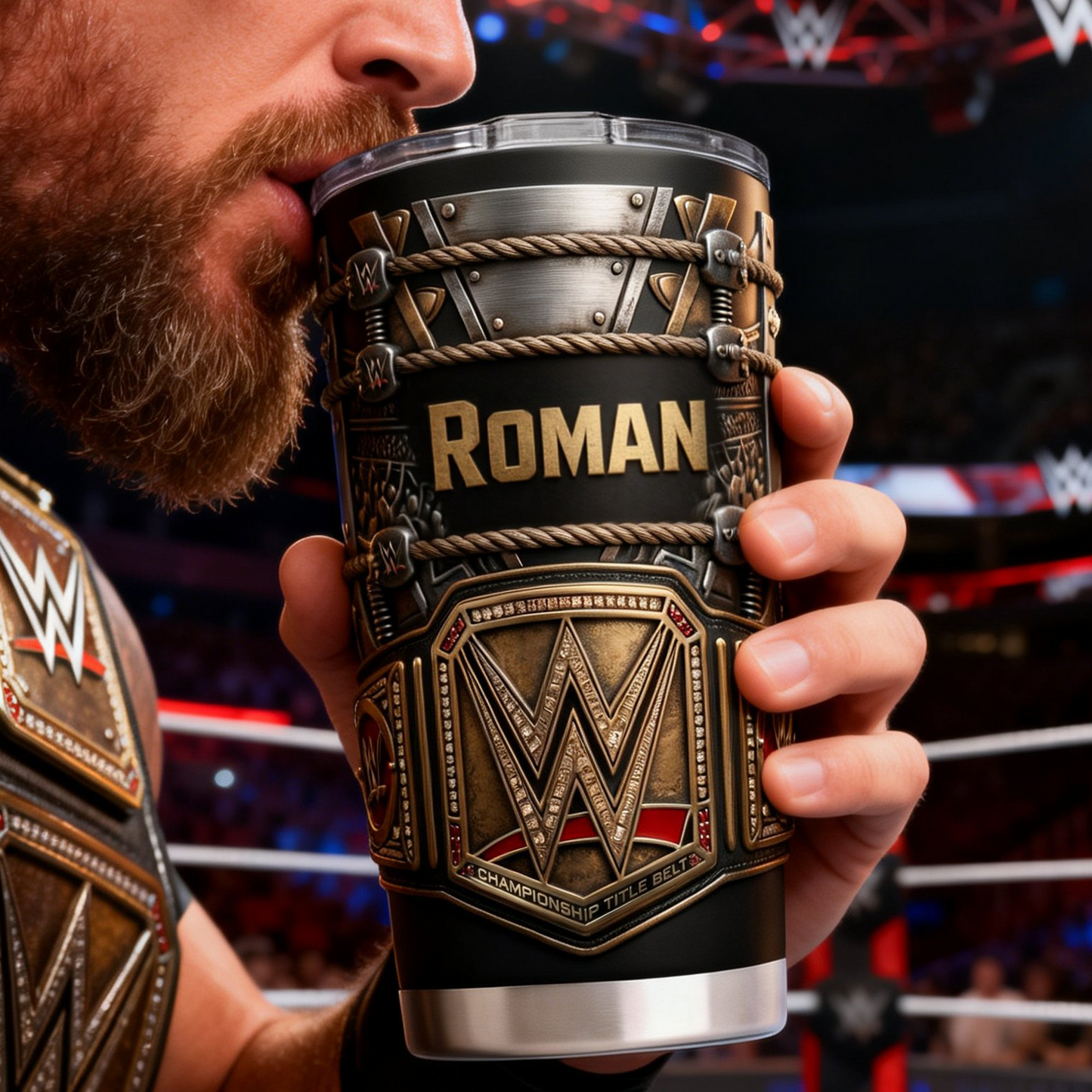 Wrestling Champion Tumbler - Personalized Gift