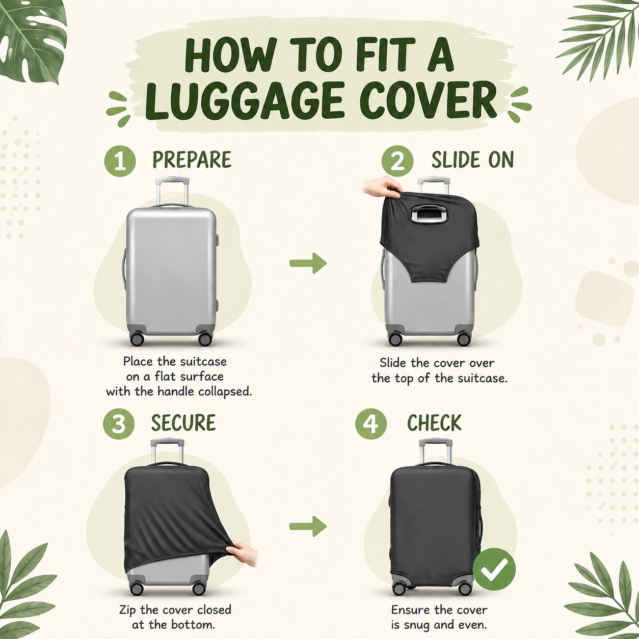 Personalized TV Show Inspired Luggage Cover – Custom Suitcase Protector