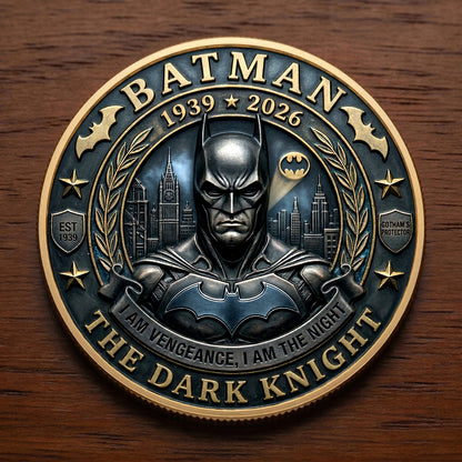 Gotham Hero Commemorative Coin – Dark Knight Collector Challenge Coin