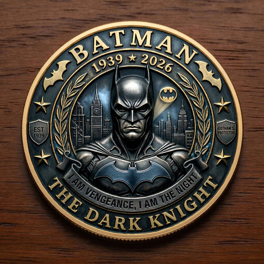 Gotham Hero Commemorative Coin – Dark Knight Collector Challenge Coin