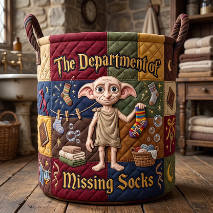 The Lost Socks Laundry Basket - Personalized Gift For Fantasy Lovers